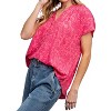 Women's The Peach Blossom Top - PLUS - Easel - 3 of 4