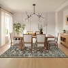 Washable Area Rug, Pastel Oriental Low-Pile Carpet, Stain-Resistant & Non-Slip Runner for Living Room Bedroom Kitchen Hallway Laundry - 3 of 4