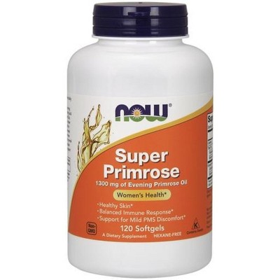 Super Primrose 1300mg by Now Foods  -  120 Softgel