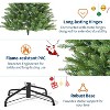 4.5/6/7.5/9FT Pre-Lit Artificial Spruce Christmas Tree with 200 Lights, 11 Modes, Hinged Branches, Foot Switch, Thick Tips, Green, Metal Stand - 3 of 4