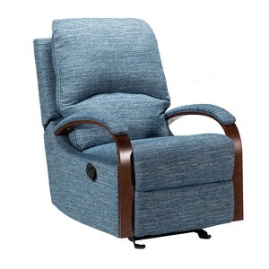 Cop Manual Rocking Recliner with Manual Push Button  for Bedroom | ARTFUL LIVING DESIGN - 1 of 4