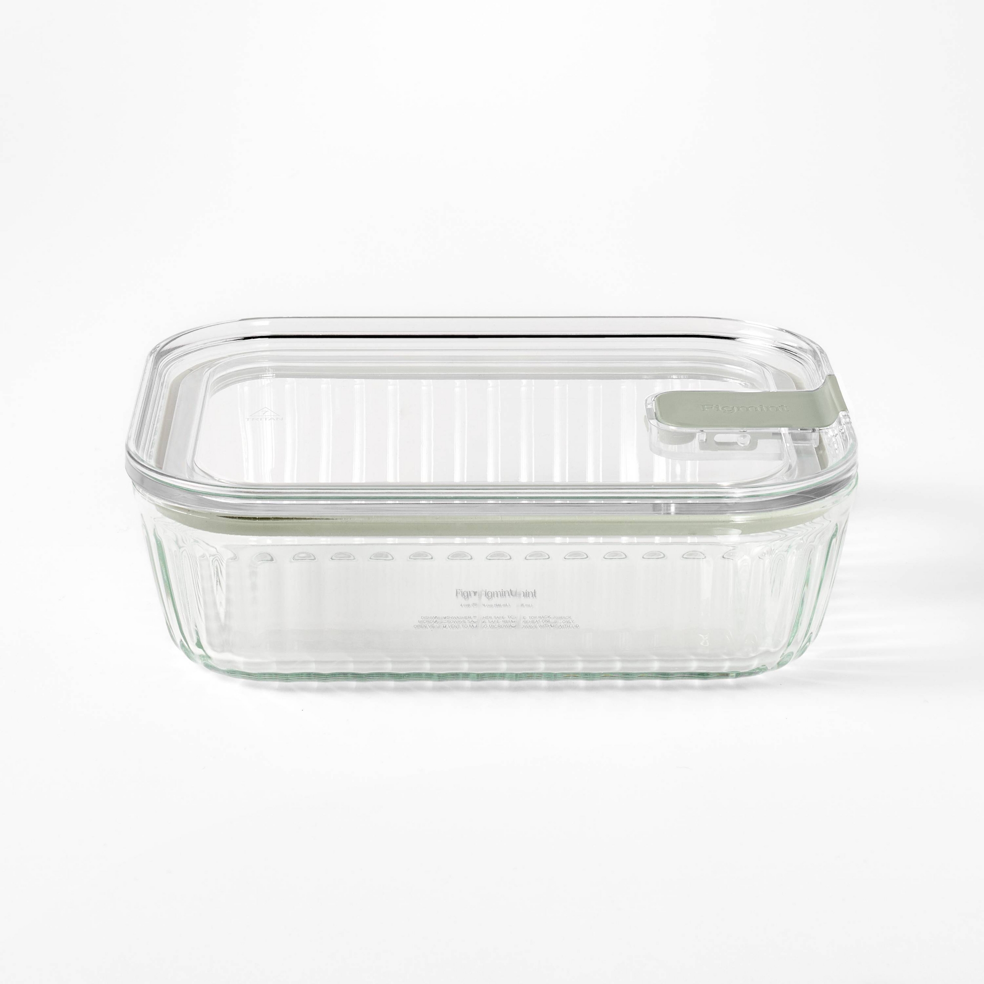 4c Rectangle Glass Meal Prep Food Storage Container - Figmint™