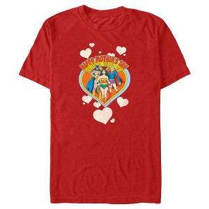 Men's Wonder Woman Happy Mother's Day Heart T-Shirt - 1 of 4