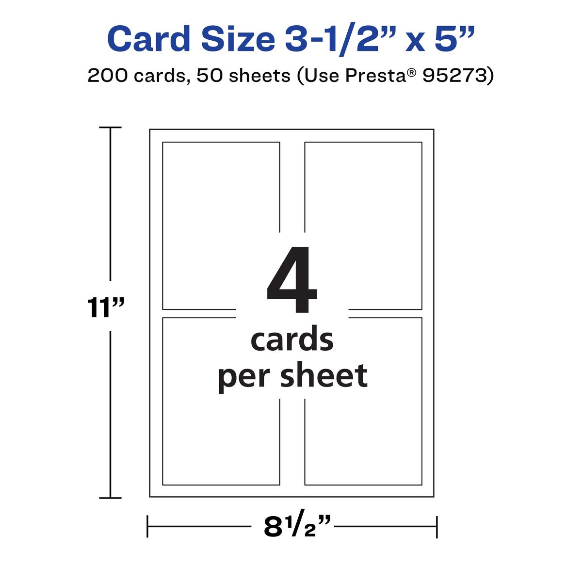 Avery 3-1/2" x 5" Rectangle, Glossy White Postcards - thumbnail 10
