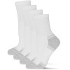 Wellfit 2 Pair Pack Unisex Diabetic Half Cushion Quarter Socks - 2 of 4