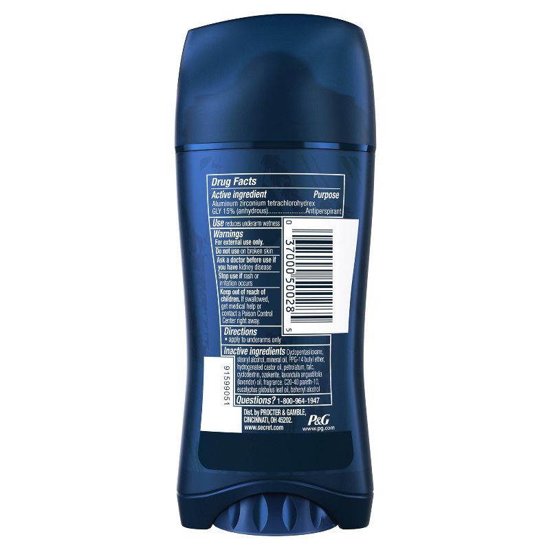 Secret Essential Oils Invisible Solid Antiperspirant &#38; Deodorant Lavender and Eucalyptus - 2.6oz, 3 of 8