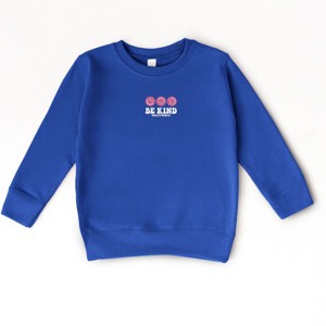 The Juniper Shop SmileyWorld Embroidered Be Kind Turning Smiles Toddler Sweatshirt - 1 of 3