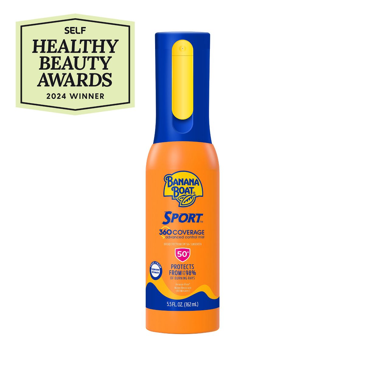 Banana Boat Sport 360 Coverage Advanced Control Mist Sunscreen Sprayer - SPF 50 - 5.5 fl oz - thumbnail 8