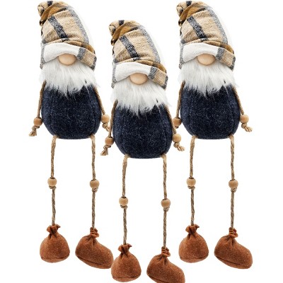 FURNIinspire Decorative Objects 3pcs Doll Decorations, Holiday Gifts, Table Home Ornaments Decor For Living Room, Party, Multicolored, 4.3"*4.3"*20.1"