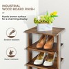 Tangkula 7-Tier Vertical Shoe Rack Free Standing Storage Shelf Organizer Space Saving - 3 of 4