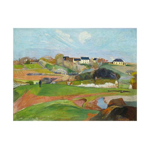 Trademark Fine Art - Paul Gauguin Gaugin Landscapes I Canvas Art - 19 X ...