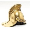 Fireman Helmet – Brass Merriweather – 11 inch Victorian Replica Deco By Old Modern Handicrafts - 3 of 4