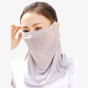 Anna-Kaci Women's Lightweight Face Cover Scarf with Floral Print - 1 of 2
