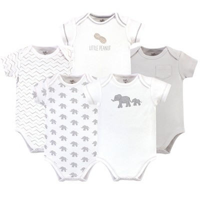 Touched By Nature Organic Cotton Bodysuits 5pk, Marching Elephant ...