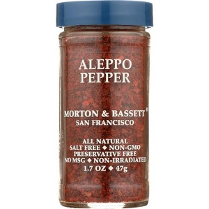 Morton & Bassett Aleppo Pepper, All Natural, Kosher, MSG Free, Non-GMO, 1.7 Ounce (Pack of 3) - 1 of 3