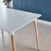 Vynxaria Versatile Coffee Table for Dining and Office Spaces with Easy Assembly - 3 of 4