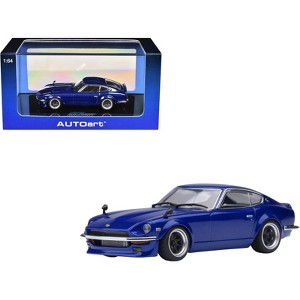 Nissan Fairlady Z RHD "Akuma No Z" Blue Metallic "Wangan Midnight - Comic #1 Version" Manga 1/64 Model Car by Autoart - 1 of 4