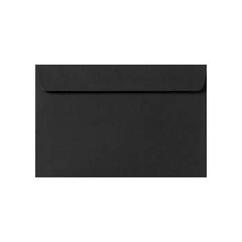 LUX 9 x 12 Booklet Envelopes 50/Pack Midnight Black (F-6075-B-50) 