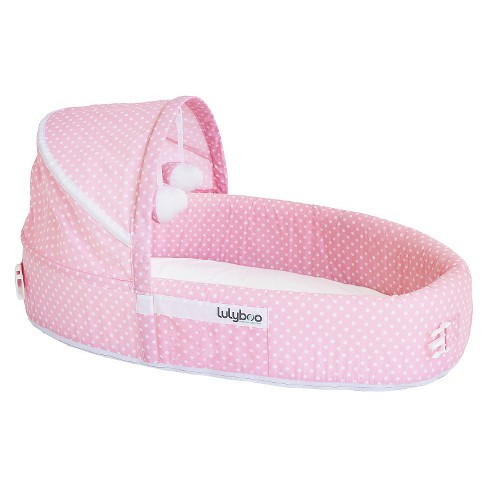 Lulyboo Portable Baby Bassinet To Go Infant Travel Sleeper Pink