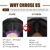 Jessie's Wig 28 Inch Wavy Wig 4*1 Synthetic Hair Omber Purple 1 Pc/Pack - 3 of 4