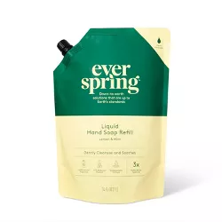 Liquid Hand Soap Refill - 34 fl oz - Lemon & Mint - Everspring™