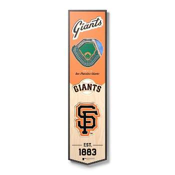 8" x 32" MLB San Francisco Giants 3D Stadium Banner