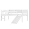 Aortzio Twin XL Solid Wood Loft Bed with Storage Shelves,Guardrails&SlideAortzio Twin XL Solid Wood Loft Bed with Storage Shelves,Guardrails&Slide - 3 of 4