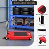 Oil Drain Pan, Low Profile with 12v Electric Pump, Foldable Handle and Wheels, 8FT Hose Oil Drain Cart for Car, SUV, Trucks - 4 of 4