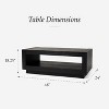 Maven Lane Artemis Contemporary Wooden Coffee Table - 4 of 4