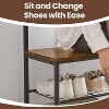 Coat Rack Hall Tree with Shoe Storage Bench Entryway Bench with Shoe Storage for Entryway - 4 of 4