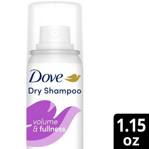 travel size dove dry shampoo