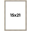 PosterPalooza | Classic Modern Silver Picture Frame - UV Acrylic, Foam Board Backing, Hanging Hardware - 2 of 4