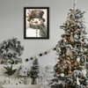 SEVOBAL Wall Art Old World Frosty Snowman Holiday Framed Decor for Living Room Seasonal Display, Black, 14"*1"*18" - 4 of 4