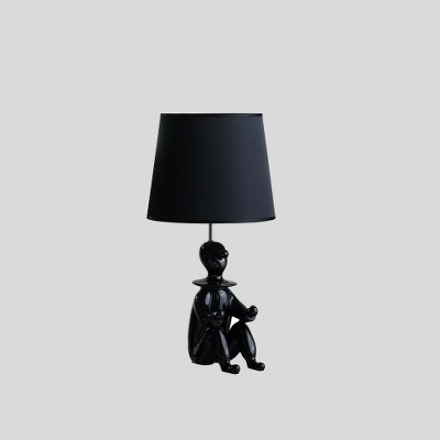 21.25" Modern Polyresin Table Lamp with Built-In Phone Holder, Accent Lamp for Living Room or Bedroom – The Pop Home