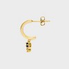 14K Gold Dipped Cubic Zirconia Stud and Hoop Earring Set 3pc - 3 of 3