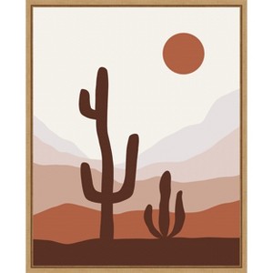 Amanti Art Desert Life   Day by XYZ Studio Canvas Wall Art Print Framed - 1 of 4