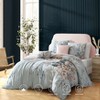 Bebejan Peach Leaves on Sage 100% Cotton 5-Piece Reversible Comforter Set - 2 of 4
