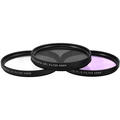 iZonix 58mm IZ58FLK Pro Series HD 3 Pc Digital Filter Set