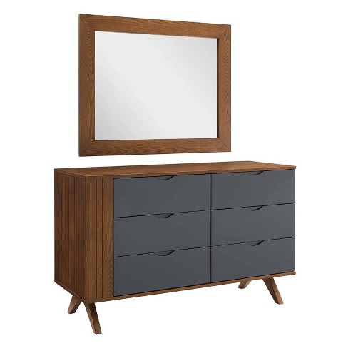 Mirrored sales dresser target