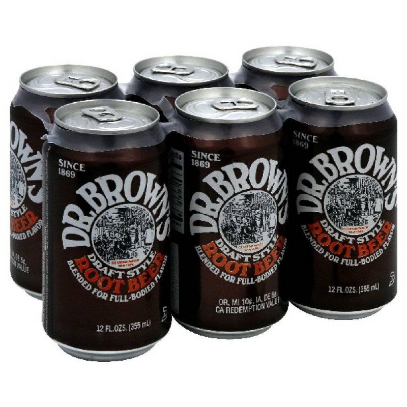 Dr. Browns Draft Style Root Beer Bottles - 6pk/12 fl oz, 1 of 4