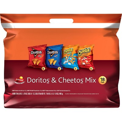 Frito-Lay Variety Pack Doritos & Cheetos Mix - 18ct