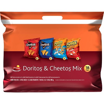 Frito-Lay Variety Pack Doritos & Cheetos Mix - 18ct