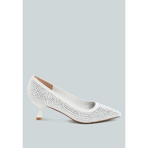 Vimto Breathable Flyknit Rhinestone Pumps Women - 1 of 4