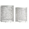 Zuo Reden Side Table Set (2-Piece) Silver - 3 of 4