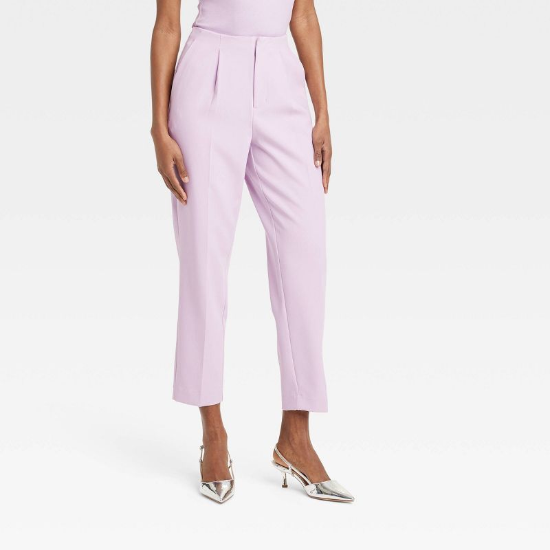 Women's High-Rise Tailored Trousers - A New Day™, 1 of 7