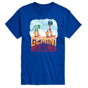 Pete the Cat Gemini Short Sleeve Graphic T-Shirt - Royal Blue - LG Big and Tall - 1 of 4