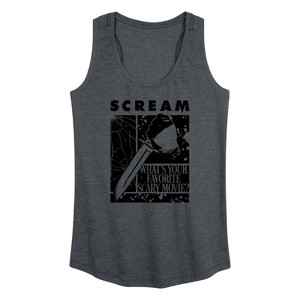 Women's - Scream - Knife Graphic Racerback Tank - 1 of 4