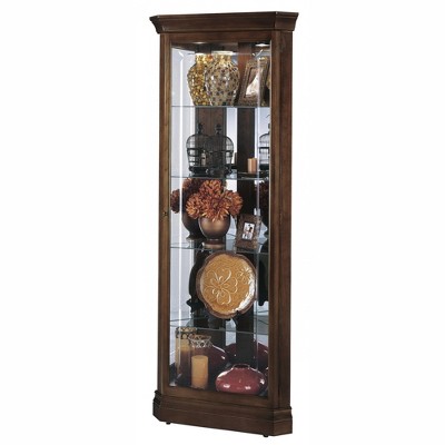 Howard Miller 680346 Howard Miller Jennings Curio Cabinet 680346 Cherry Bordeaux