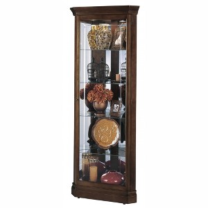 Howard Miller 680346 Jennings Curio Cabinet 680346 Cherry Bordeaux - 1 of 2