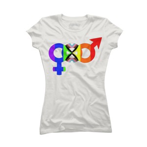 Adult Design By Humans Unified Pride Symbol Rainbow By T-Shirt - 1 of 2